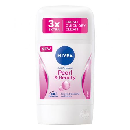 Deodorant Stick pentru femei Pearl & Beauty, 50 ml, Nivea