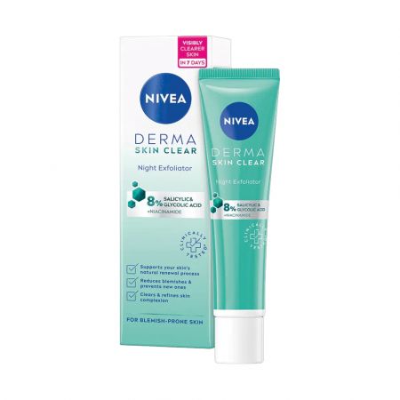 Crema de noapte exfolianta Derma Skin Clear