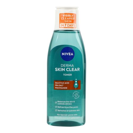 Toner pentru ten acneic Derma Skin Clear, 200 ml, Nivea