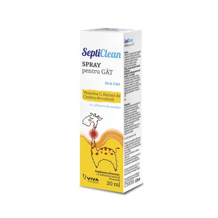 Septiclean spray pentru gat