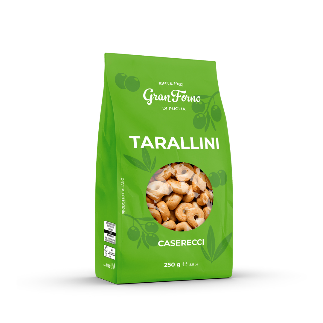 Covrigei de casa din aluat fraged Tarallini Caserecci, 250 g, Gran Forno