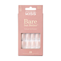 Ungii false Bare But Better, S, 28 bucati, Nudies, Kiss