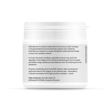 Pulbere Zeolit Spectrum, 200 g, Novo Biomedics 726252