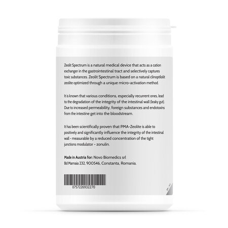Pulbere Zeolit Spectrum, 400 g, Novo Biomedics 726242