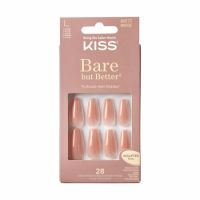 Unghii false Bare But Better, L, 28 bucati, TruNude, Kiss