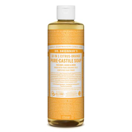 Sapun magic lichid 18 in 1 cu citrice Dr. Bronner's