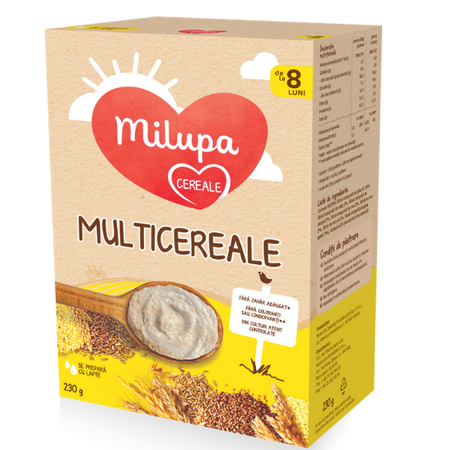 Multicereale, +8 luni, 230 g, Milupa 453113