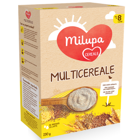 Multicereale, +8 luni, 230 g, Milupa 453114