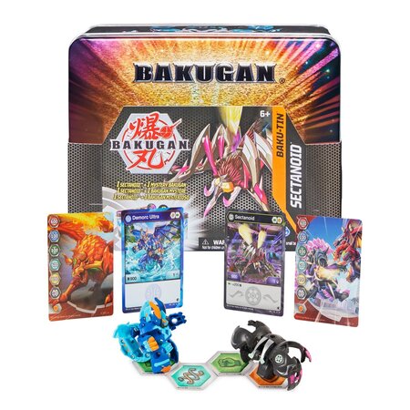 Set S4 Baku-Tin in cutie de tabla, Bakugan 566067