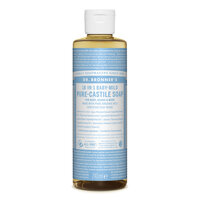 Sapun lichid 18 in 1 fara parfum pentru copii Castilia, 240 ml, Dr. Bronner's