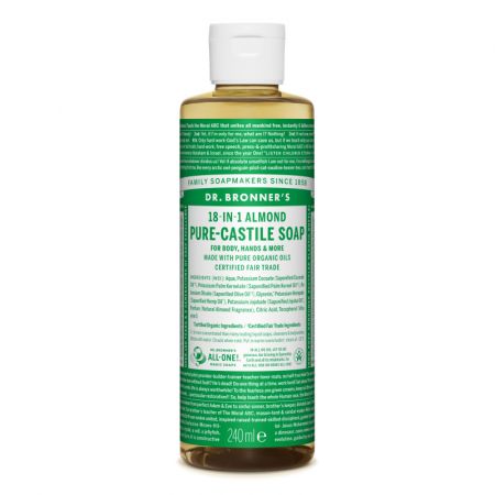 Sapun magic lichid 18 in 1 cu migdale Dr. Bronner's