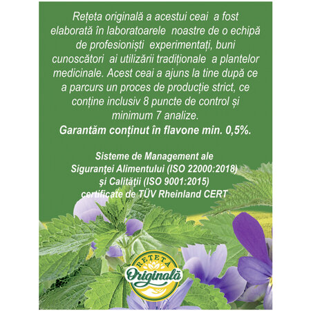 Ceai detoxifiant, 20 plicuri, Fares 722292