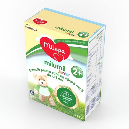 Formula de lapte Milumil Junior, +2 ani, 600 g, Milupa 753523