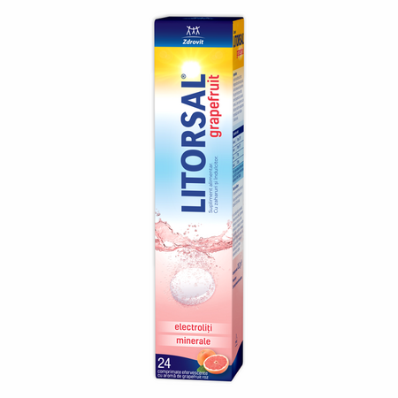 Litorsal electroliţi cu aroma de grapefruit