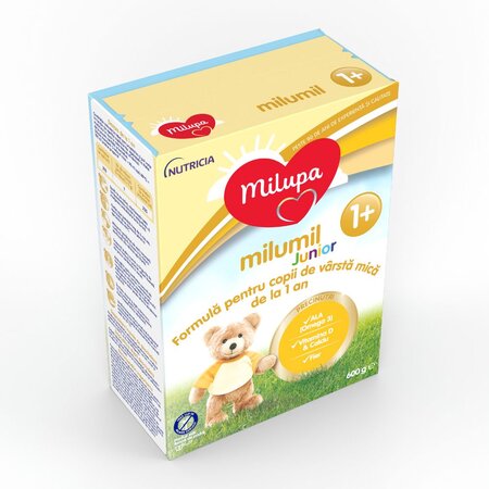 Formula de lapte Milumil Junior, 1 an+, 600 g, Milupa 753509