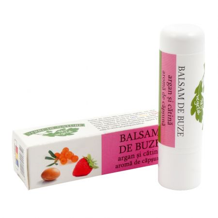 Balsam de buze cu argan, catina si capsune