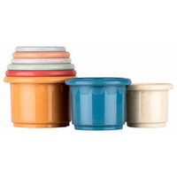 Set cupe pentru construit/stivuit, +3 luni, 8 cupe, Baby Nova