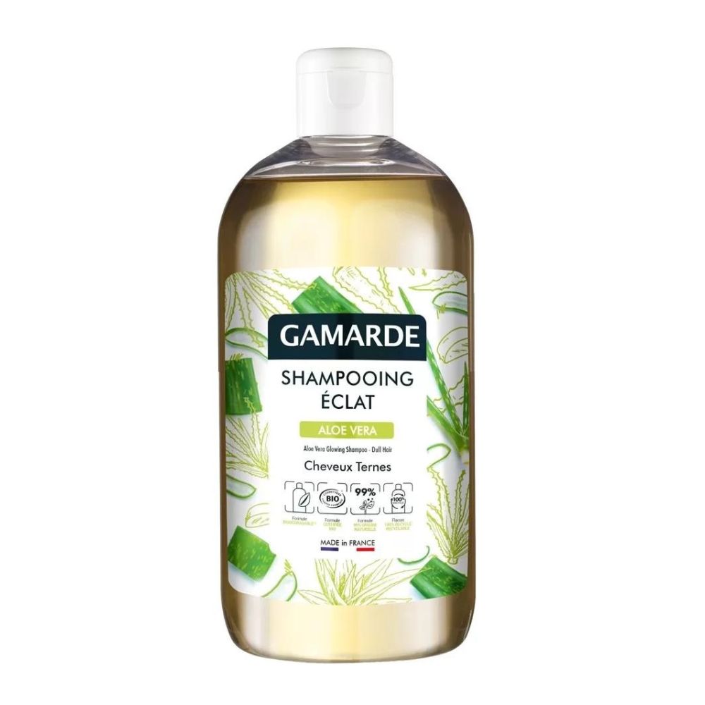 Sampon Bio natural  pentru stralucire cu Aloe Vera, 500 ml, Gamarde