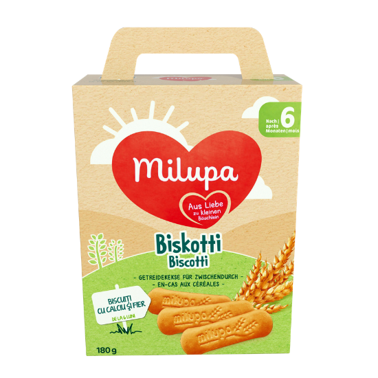 Biscuiti Biskotti, +6 luni, 180 g, Milupa