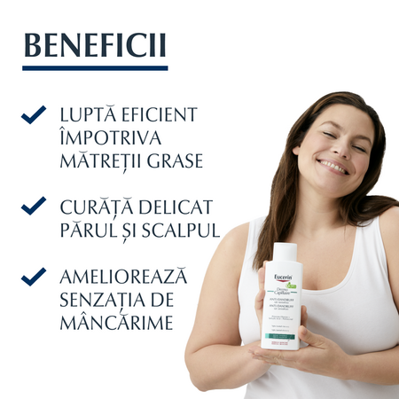 Sampon gel crema impotriva matretii DermoCapillaire, Eucerin 712782