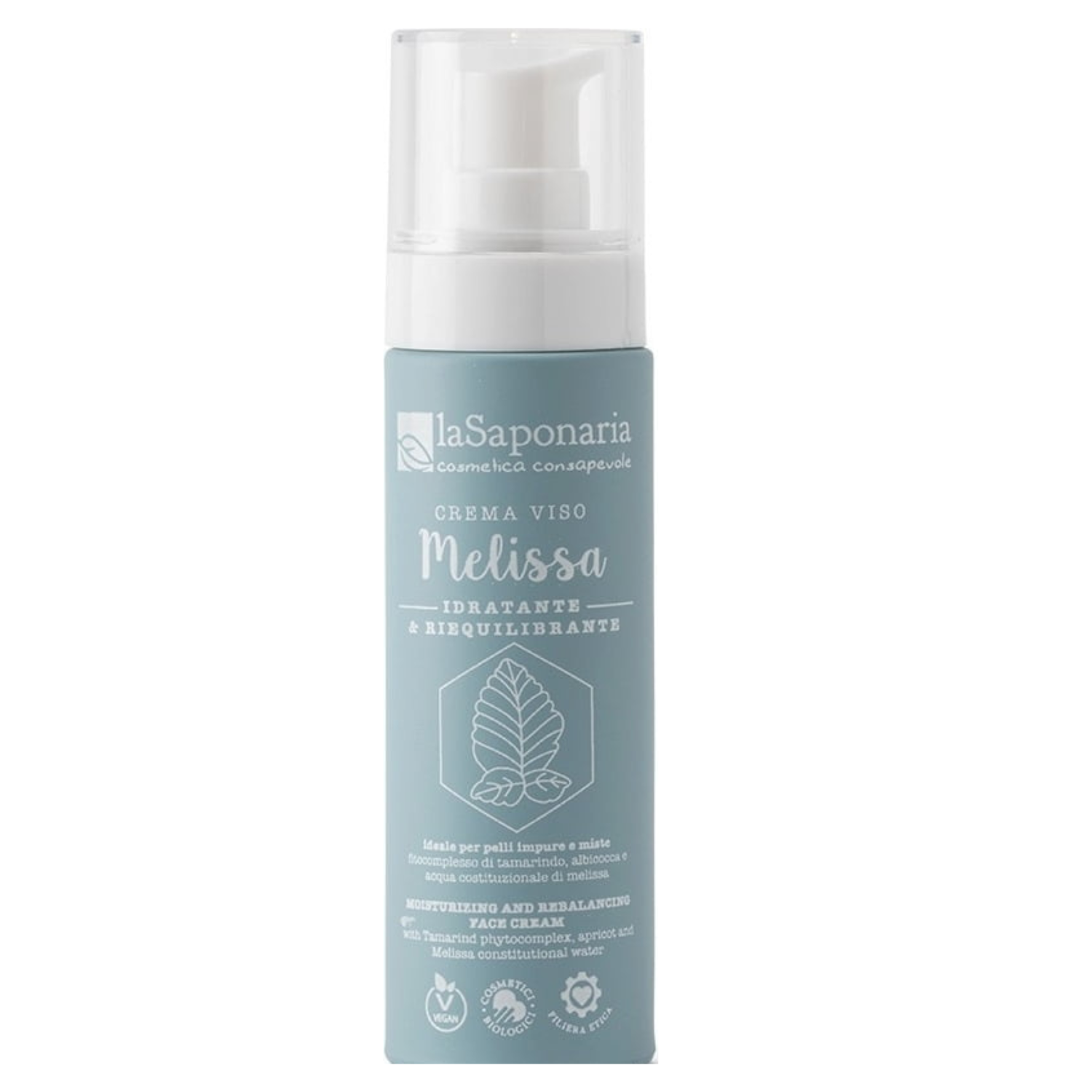 Crema de fata Bio hidratanta Melissa, 50 ml, La Saponaria