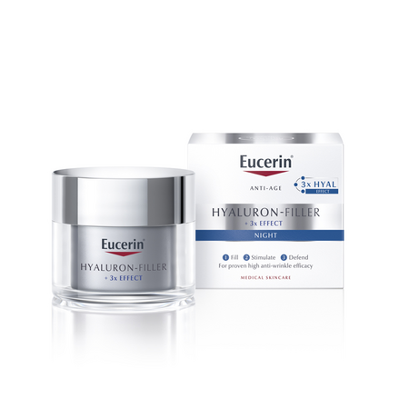 Crema de noapte Hyaluron Filler, 50 ml, Eucerin 712815