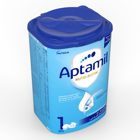 Lapte praf Nutri-Biotik 1, 0-6 luni, 800 g, Aptamil 689474