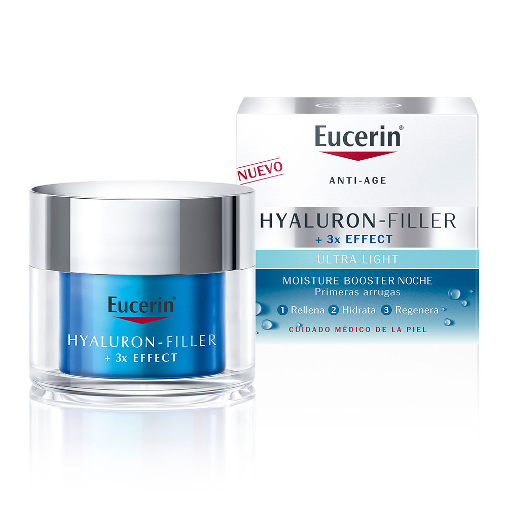 Booster de noapte cu efect triplu anti-imbatranire Hyaluron Filler, 50 ml, Eucerin