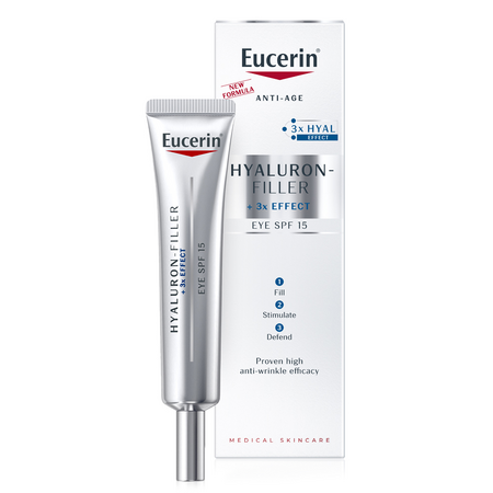 Crema de ochi SPF15 Hyaluron Filler, 15 ml, Eucerin 712842