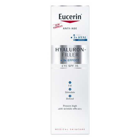 Crema de ochi SPF15 Hyaluron Filler, 15 ml, Eucerin 712837