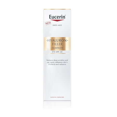 Crema de ochi SPF20 Hyaluron Filler + Elasticity, 15 ml, Eucerin 712829