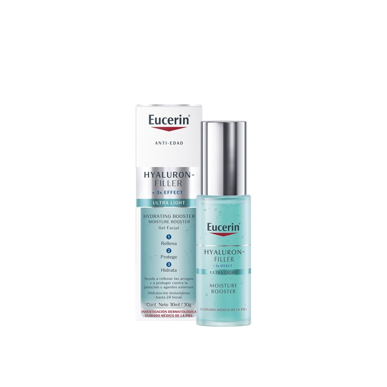 Ser booster cu textura lejera Hyaluron Filler, 30 ml, Eucerin