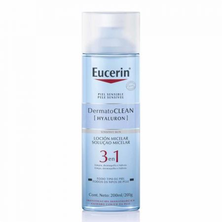 Lotiune micelara DermatoClean Hyaluron, 200 ml, Eucerin