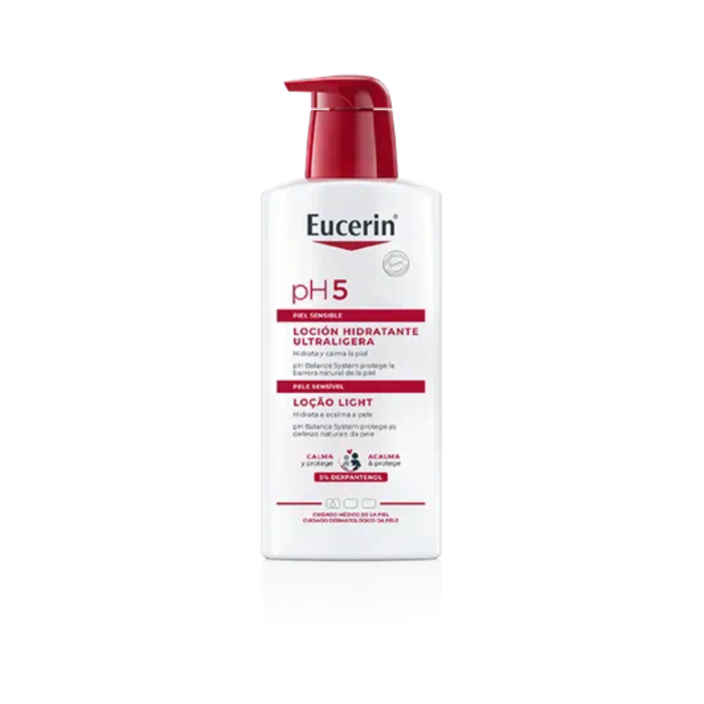 Lotiune cu textura lejera pentru corp pH5, 1000 ml, Eucerin