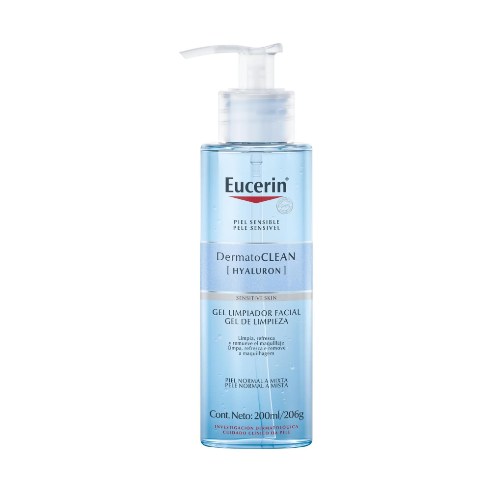 Gel de curatare facial DermatoClean, 200 ml, Eucerin