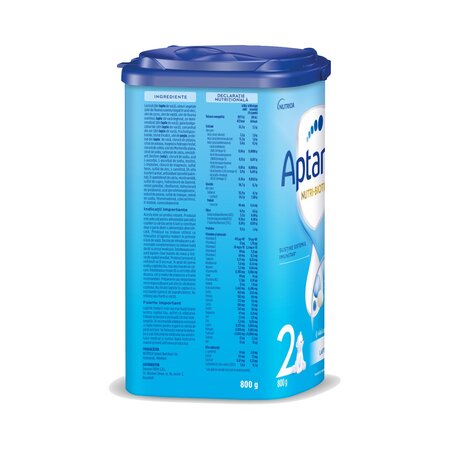 Lapte praf de continuare Nutri-Biotik 2, 6-12 luni, 800 g, Aptamil 816689
