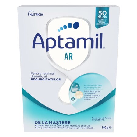 Lapte praf de la nastere AR, 300 g, Aptamil 758362