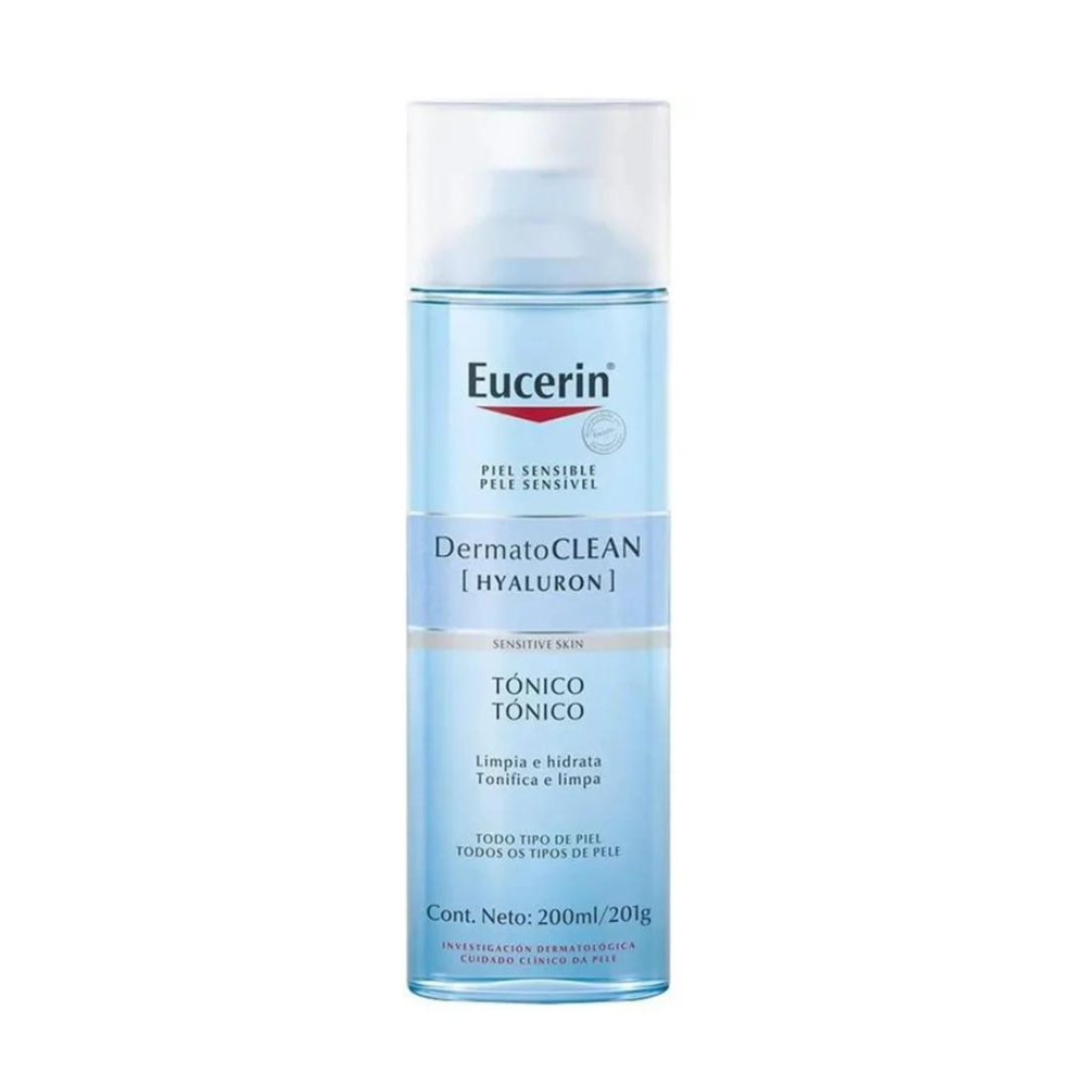 Lotiune tonica revigoranta DermatoClean Hyaluron, 200 ml, Eucerin