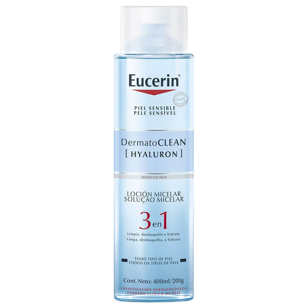 Lotiune micelara DermatoClean Hyaluron, 400 ml, Eucerin