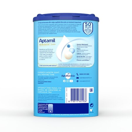 Lapte praf Nutri - Biotik 3+, peste 3 ani, 800 g, Aptamil 776651