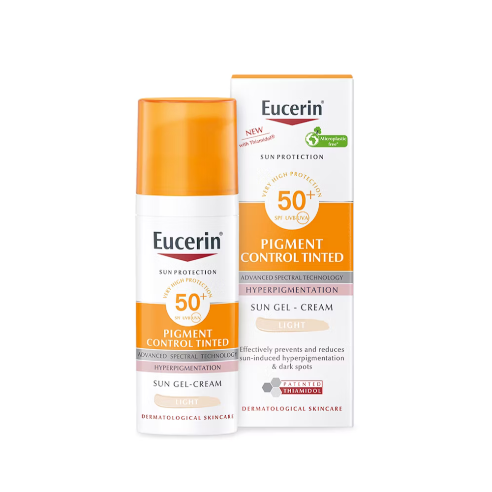 Crema gel cu protectie solara a fetei SPF 50+ Sun Protection, 50 ml, Light, Eucerin