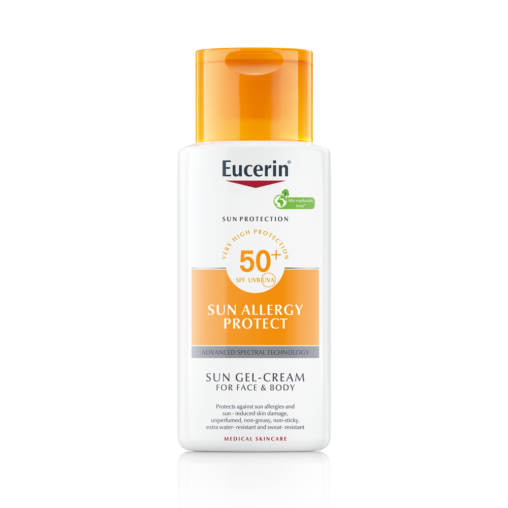 Crema de corp cu SPF50+ impotriva alergiei la soare Sun Protection, 150 ml, Eucerin