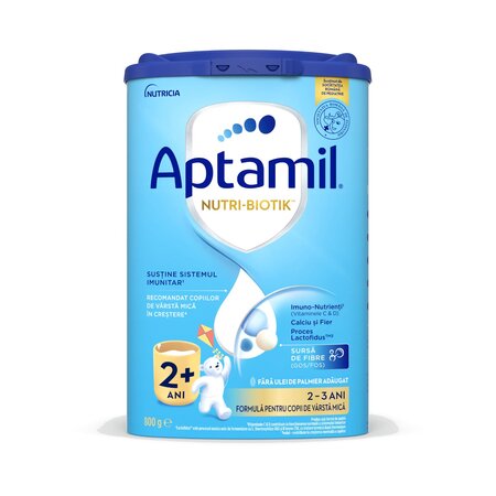 Lapte praf Nutri-Biotik 2+, 2-3 ani, 800 g, Aptamil
