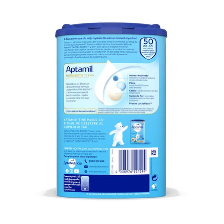 Formula de lapte praf Nutri-Biotik, 2 ani+, 800 g, Aptamil 826483
