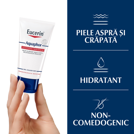 Crema regeneratoare pentru pielea uscata si sensibila Aquaphor, 45 ml, Eucerin 712674