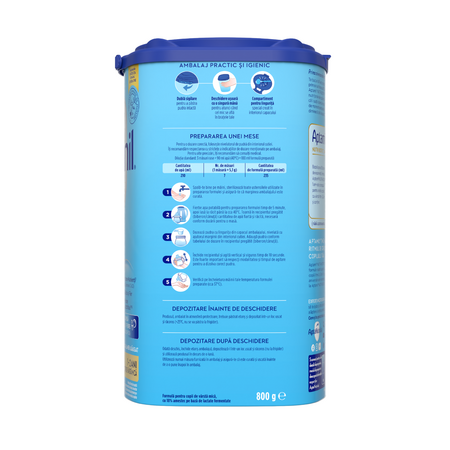 Lapte praf Nutri-Biotik 1+, 1-2 ani, 800 g, Aptamil 763827