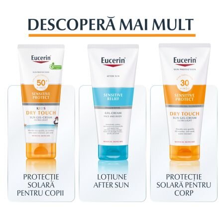 Spray de corp transparent cu SPF50+ Sun Protection, 200 ml, Eucerin 712748