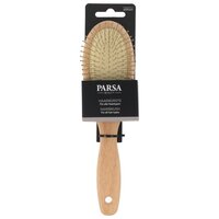 Perie de par mare, lemn cauciuc - pini metal, 1 bucata, Parsa