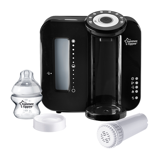 Aparat pentru pregatirea laptelui praf, Perfect Prep, Negru, Tommee Tippee