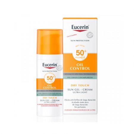 Crema Gel protectie solara pentru ten cu efect de control al sebumului SPF 50